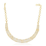 Grishma Gold Plated Zircon Necklace Set