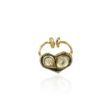 Gold Plated Kundan Nosepin