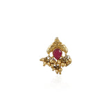 Gold Plated Zircon Nosepin