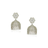 Grishma Silver Plated Zircon Necklace Set