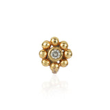 Gold Plated Zircon Nosepin