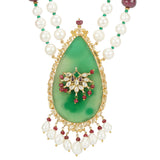 RATNA GREEN PENDANT NECKLACE