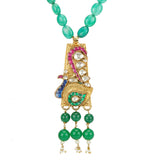 VILANDI PEACOCK KUNDAN PENDANT