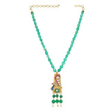 VILANDI PEACOCK KUNDAN PENDANT