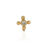 Gold Plated Zircon Nosepin