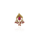 Gold Plated Ruby Nosepin