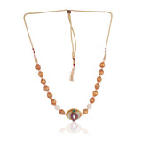 Gold Plated Valentine Kundan Gold Choker Set