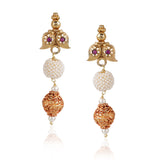 Gold Plated Valentine Kundan Gold Choker Set