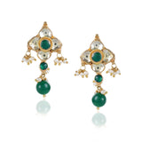 Gold Plated Valentine Kundan Gold Choker Set