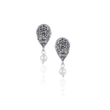 Silver Plated Valentine Pearl Zircon Necklace Set