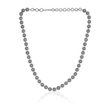 Silver Plated Valentine Zircon Ball String Set