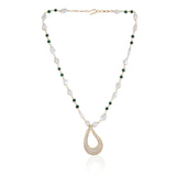 Gold Plated  Valentine Zircon Necklace Set