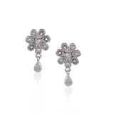 Silver Plated Valentine Victorian Pearl Necklace Set