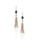 Gold Plated  Valentine Zircon Lariat  Necklace Set