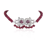 Silver Plated Valentine Victorian Necklace Set