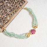 VILANDI FLORITE FLOWER CHOKER