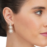 Basant Gold Plated Zircon Pearl Necklace Set