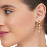 Basant Gold Plated Kundan Necklace Set