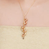 Basant Gold Plated Zircon Drop Necklace Set