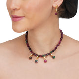 Basant Gold Plated Kundan Necklace Set
