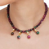 Basant Gold Plated Kundan Necklace Set