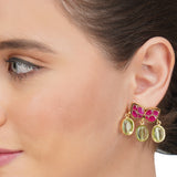 Anokhi  Red Kundan Fluoirte Necklace Set