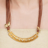 Anokhi  Kundan Cord Necklace