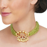 Anokhi  Kundan Peridot Choker