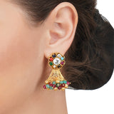 Anokhi  Navarattan Zircon Garnet Necklace Set