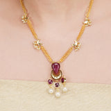 Anokhi  Kundan Ruby Necklace