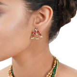 Gold Plated Poorak Kundan Choker Set