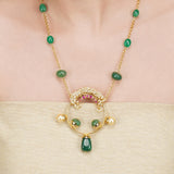 Anokhi  Kundan Circle Pendant Necklace