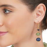 Dor Gold Plated Melon Aventurine Carved String Set