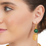 Dor Gold Plated Citrine Green Onyx Strand Set