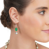 Dor Gold Plated  Green Onyx Pearl String Set