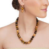 Dor Gold Plated Tiger's Eye Strand Set