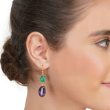 Dor Gold Plated Amethyst & Green Onyx String Set