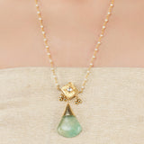 Gold Plated Ratnahaar Kundan Fluorite Necklace
