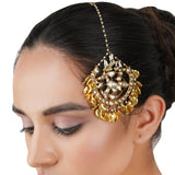 Gold Plated Kundan Gold Leaf Tika