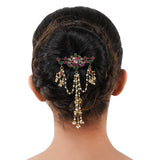 Gold Plated Kundan Juda Pin