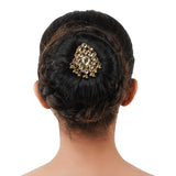 Gold Plated Kundan Juda Pin
