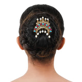 Gold Plated Turquoise Kundan with Pearls Juda Pin