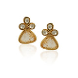 Gold Plated Poorak Kundan Citrine Heritage Necklace Set