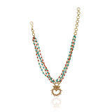 Gold Plated Poorak Choker Set