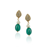 Gold Plated Poorak Maltese Zircon Necklace Set