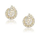 Basant Gold Plated Zircon Peridot Necklace Set