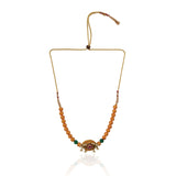 Gold Plated Poorak Kundan Choker Set