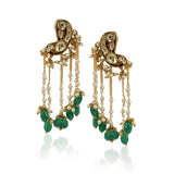 Gold Plated Poorak Kundan Folklore Necklace Set