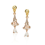 Basant Gold Plated Zircon Drop Pearl Necklace Set