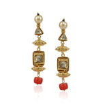 Gold Plated Poorak Kundan Heritage Necklace Set